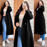 Winters Warm Fleece Long Coat for Women