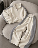 Winter Stripe Two-Piece Tracksuit