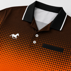 KNITTED DOT POLO