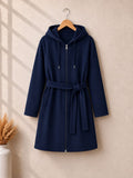 Belt Style Zipper Hoodie