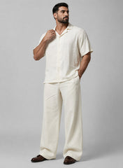 White MEN’S ESSENTIALS CO-ORD SET CLEAN LUXURY FIT