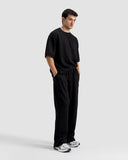 Black Round Neck Tracksuit