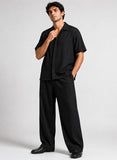 Black MEN’S ESSENTIALS CO-ORD SET CLEAN LUXURY FIT