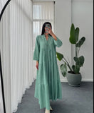 Turkish Long Flair Maxi