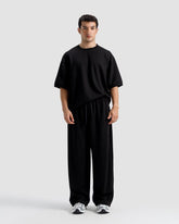 Black Round Neck Tracksuit