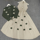 Classic Wine Bow Embellished Maxi 2-Piece
