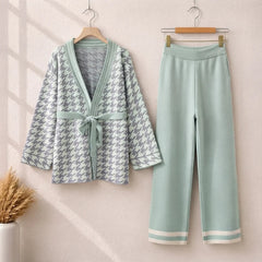 Belt Style Premium Quality Winter 2-Pcs Co-Ord Set. CWTS-34