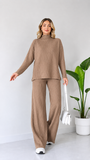 Rib Premium Quality Winter 2-Pcs Tracksuit. CWTS-36