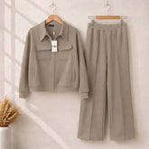 6 Pocket Style Premium Quality Winter 2-Pcs Tracksuit. CWTS-37