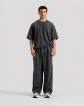 Gray Round Neck Tracksuit