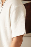 White Short Sleeve SummerSuit