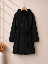 Belt Style Zipper Hoodie