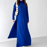 Trendy Roll Neck Style knit CoOrd Set