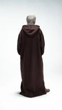 Brown Premium Quality Long Zipper Hoodie Top Style Abaya. CWTS-24 (Copy)