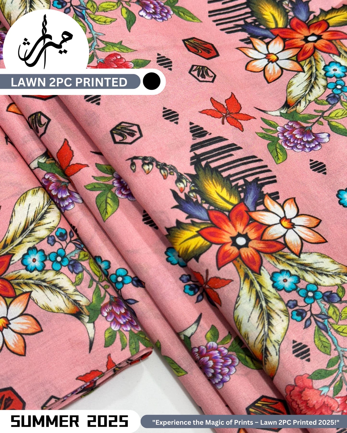 Khaadi Printed Lawn – Elegant & Breathable Summer Fabric