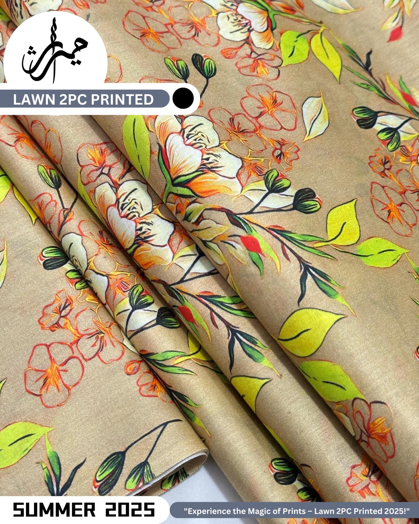 Khaadi Printed Lawn – Elegant & Breathable Summer Fabric