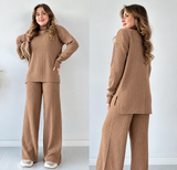 Rib Premium Quality Winter 2-Pcs Tracksuit. CWTS-36