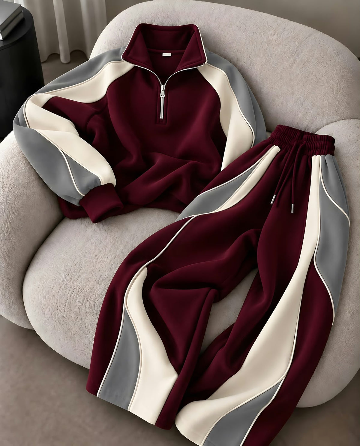 Stripe Two-Piece Tracksuit