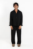 Black MEN’S ESSENTIALS CO-ORD SET CLEAN LUXURY FIT