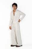 White MEN’S ESSENTIALS CO-ORD SET CLEAN LUXURY FIT