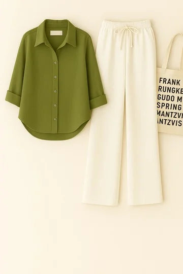 Luxe Co-Ord Set – Pista & Skin