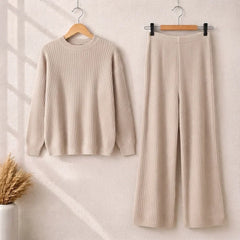 Rib Premium Quality Winter 2-Pcs Tracksuit. CWTS-36