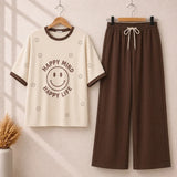 Happy Life Style Western 2-Pcs Summer Tracksuit For Her MWTS-32