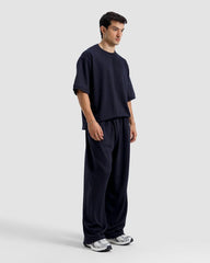Navy Blue Round Neck Tracksuit