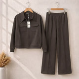 6 Pocket Style Premium Quality Winter 2-Pcs Tracksuit. CWTS-37