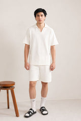 White Short Sleeve SummerSuit