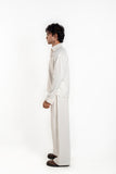 White MEN’S ESSENTIALS CO-ORD SET CLEAN LUXURY FIT