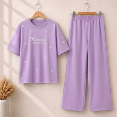 Bow Style Western 2-Pcs Summer Tracksuit For Her MWTS-37