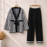 Belt Style Premium Quality Winter 2-Pcs Co-Ord Set. CWTS-34