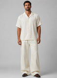 White MEN’S ESSENTIALS CO-ORD SET CLEAN LUXURY FIT