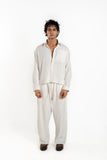 White MEN’S ESSENTIALS CO-ORD SET CLEAN LUXURY FIT