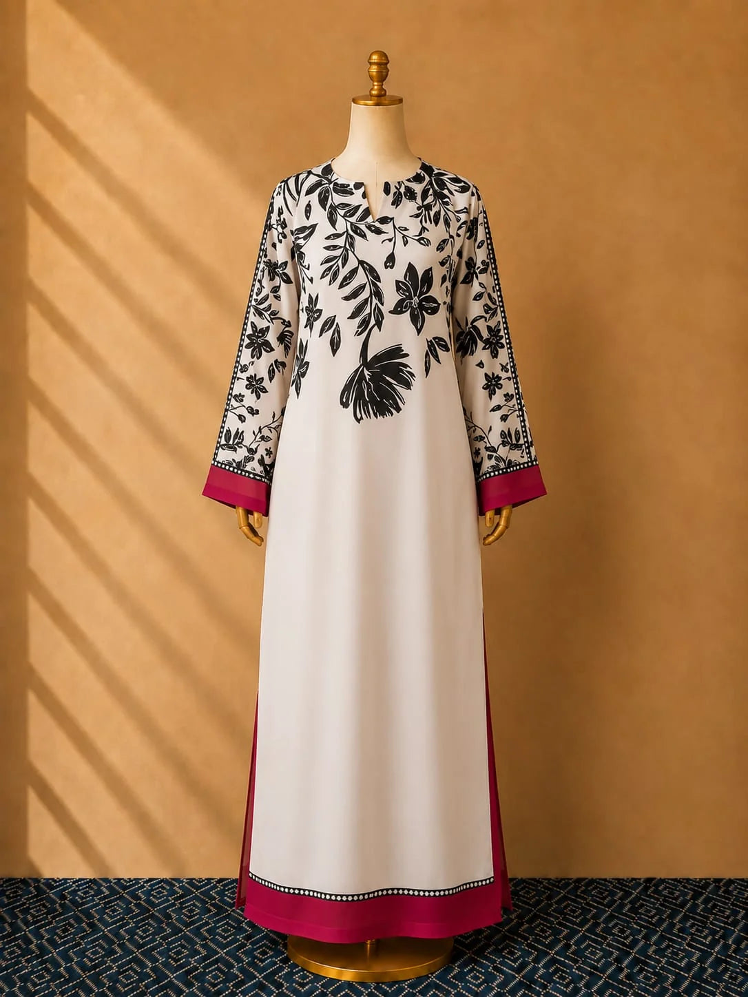 Monochrome Kaftan MWTS-41