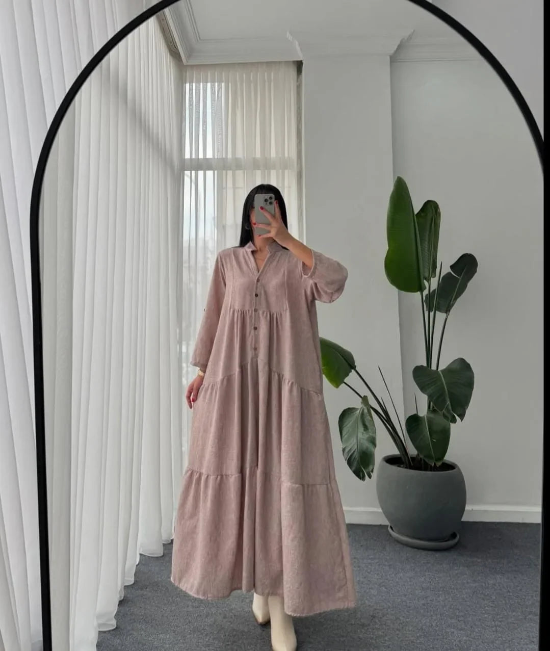 Turkish Long Flair Maxi