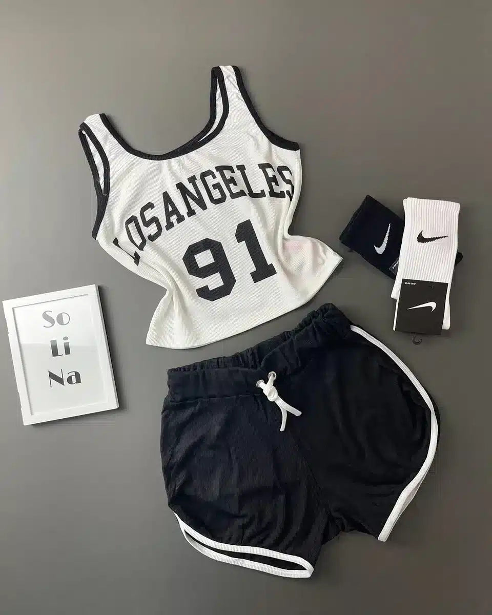 Los Angeles 91 Shorts & Top