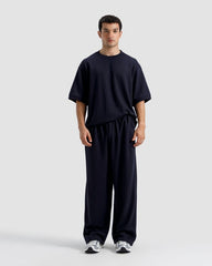 Navy Blue Round Neck Tracksuit