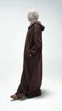 Brown Premium Quality Long Zipper Hoodie Top Style Abaya. CWTS-24 (Copy)